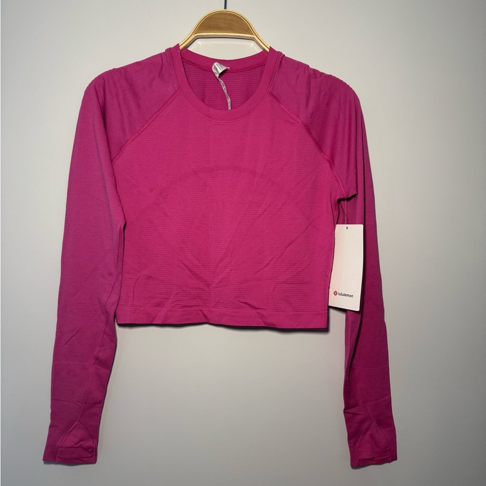 Lululemon Swiftly Tech Cropped Long Sleeve 2.0